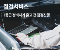 점검서비스 - 1등급 정비사가 출고 전 점검진행